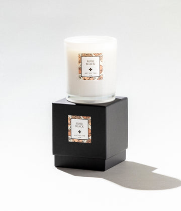 Rose Black scented candle – Art of Tea