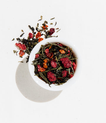 Green Pomegranate organic loose leaf tea packaging – Art of Tea