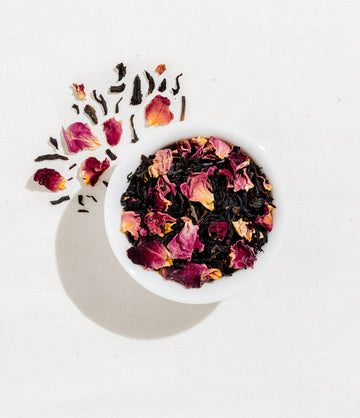Rose Black organic loose leaf black tea packaging – Art of Tea