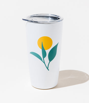 Tea Leaf tumbler alternate view – Art of Tea